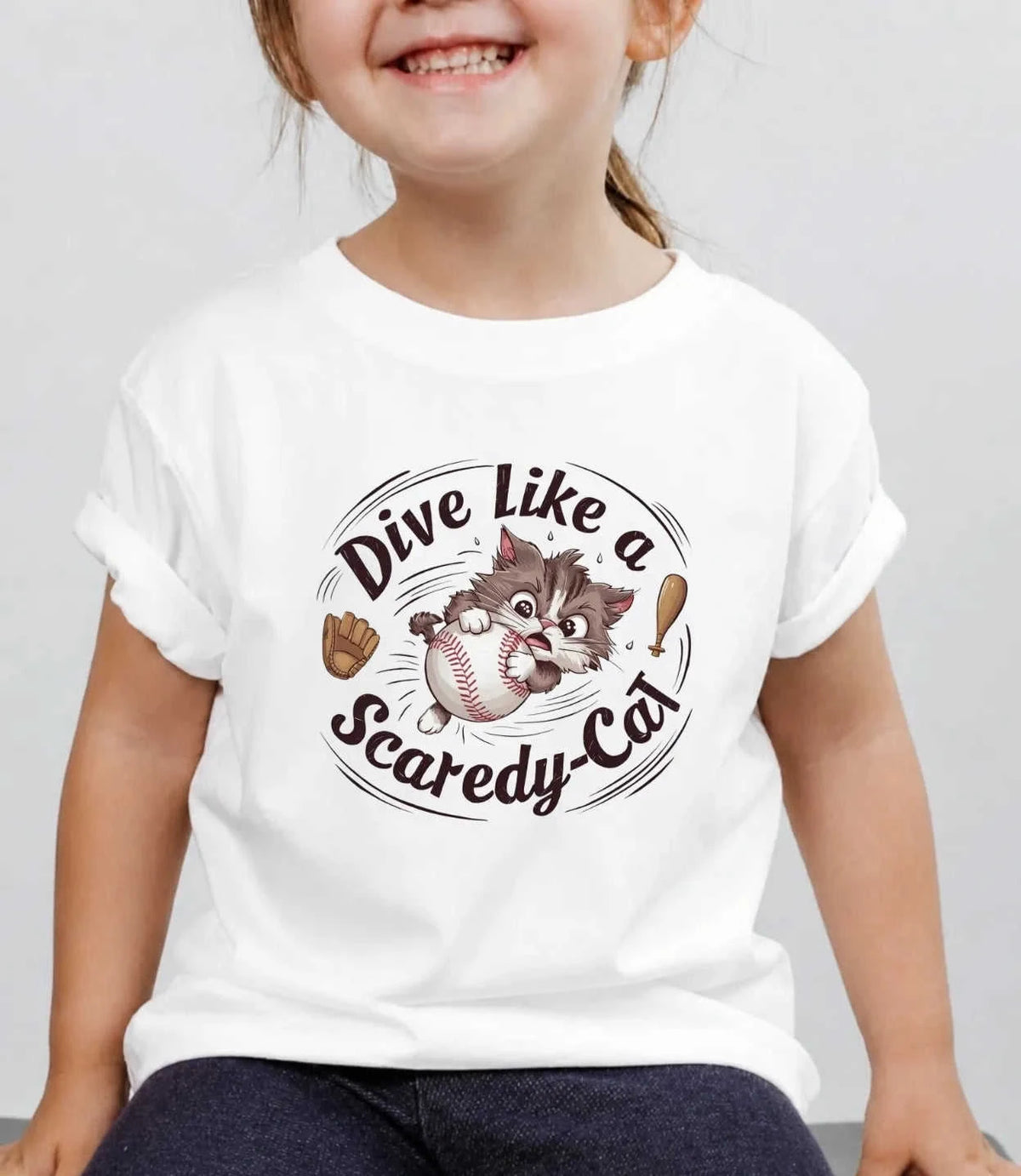 Baseball Kid Cotton Tee Swiftsoul