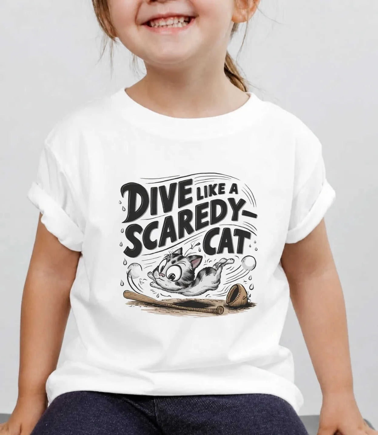 Baseball Kid Cotton Tee Swiftsoul