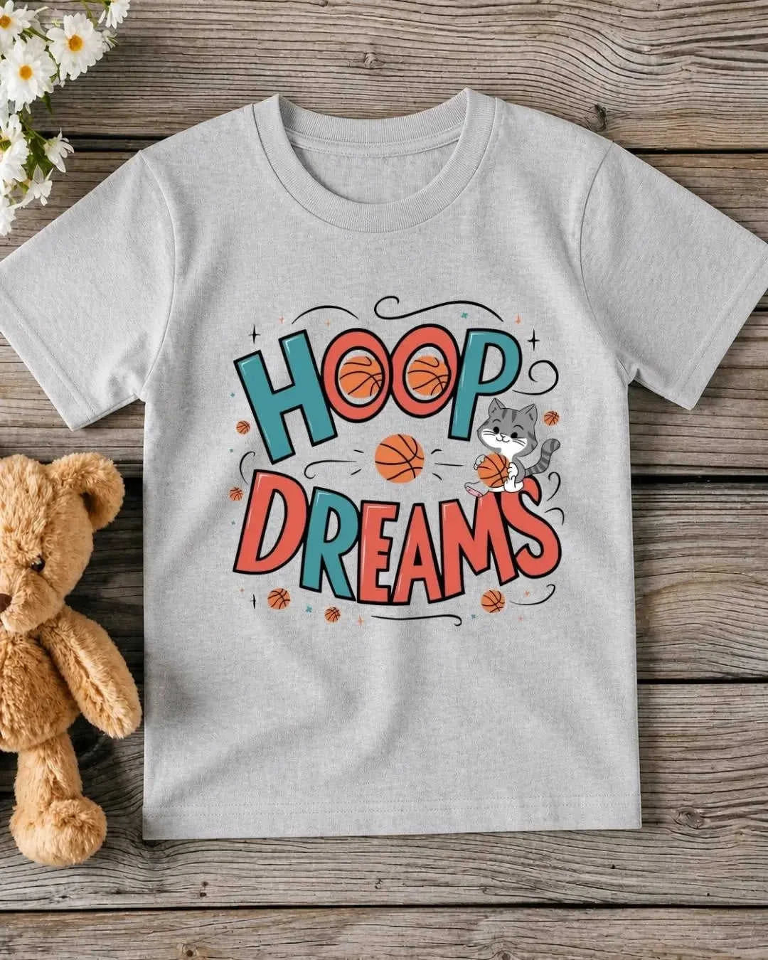 Basketball Kid Cotton Tee Swiftsoul 