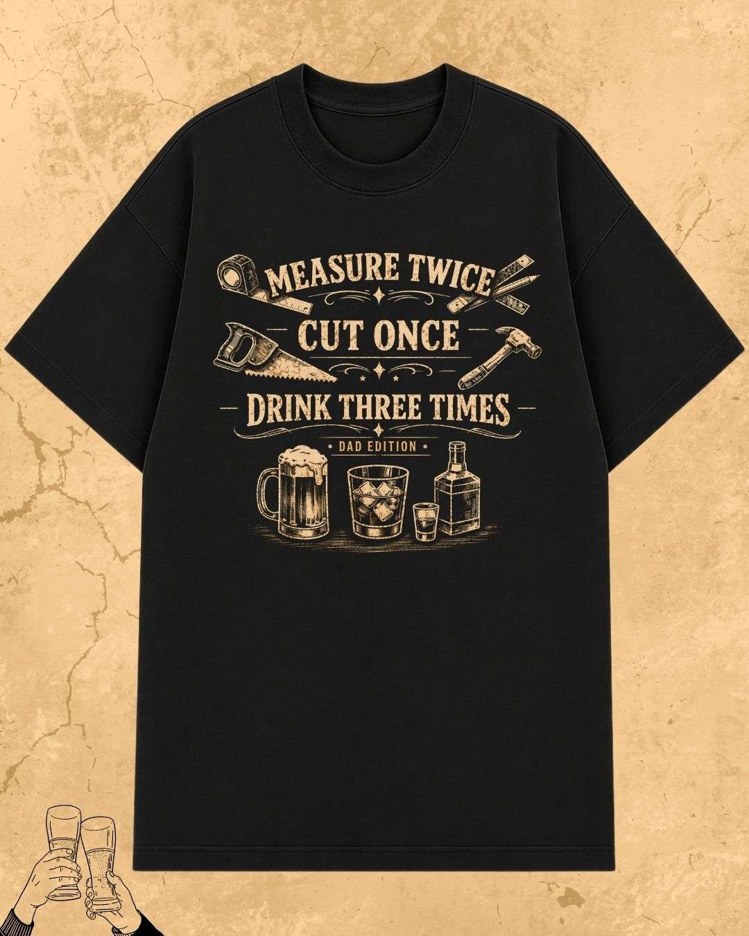 Beer Bond Statement Cotton T-Shirt Billien LLC 
