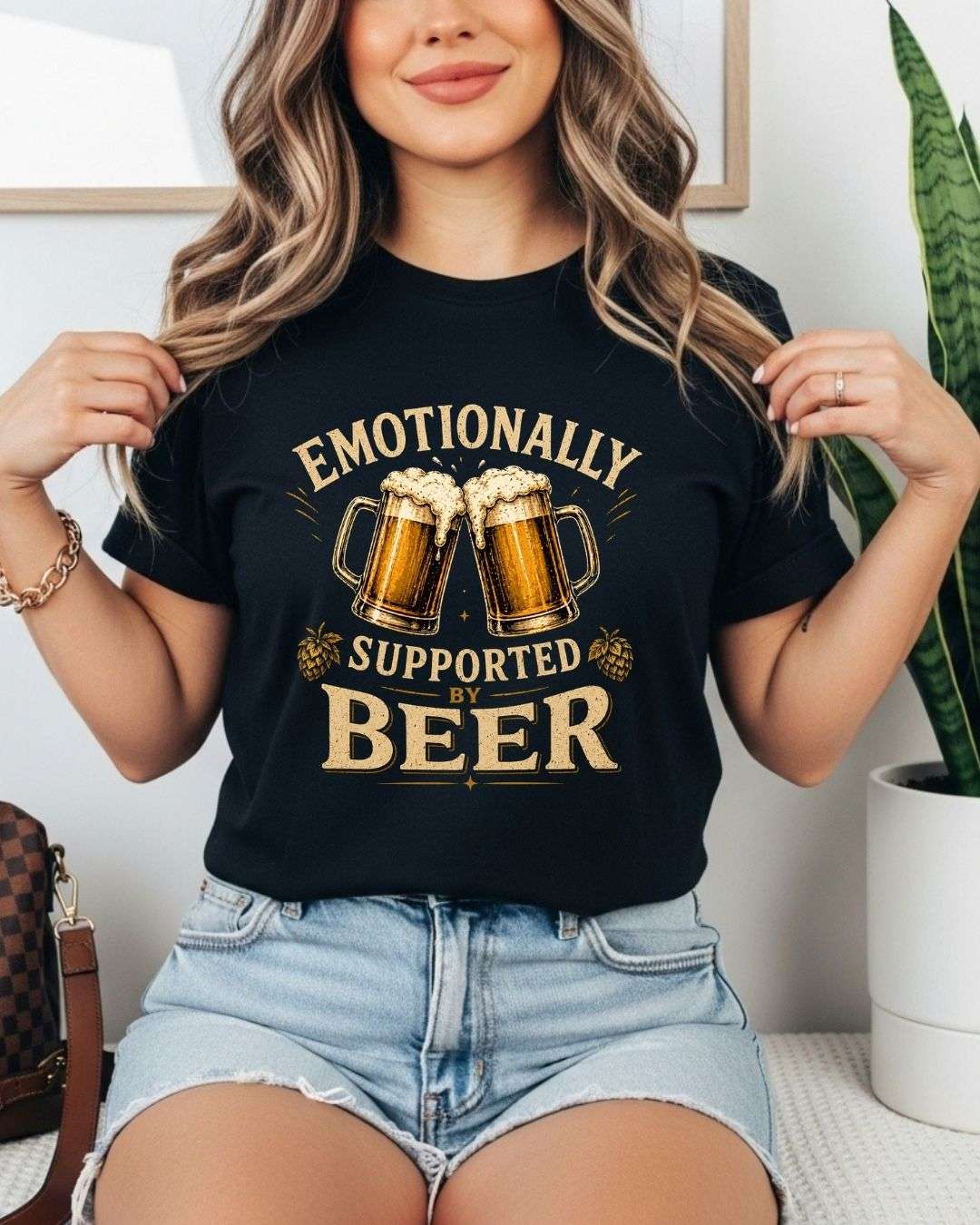 Beer Bond Statement Cotton T-Shirt Billien LLC 