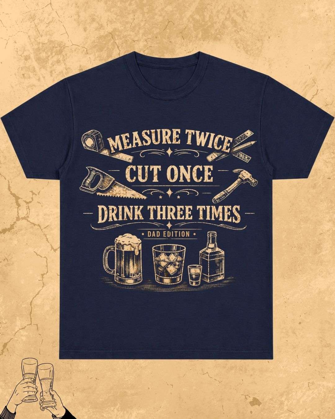 Beer Bond Statement Cotton T-Shirt Billien LLC 