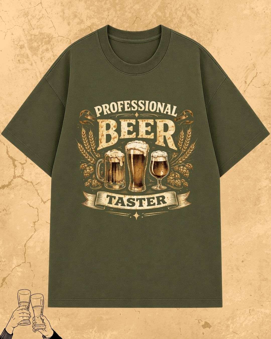 Beer Bond Statement Cotton T-Shirt Billien LLC 