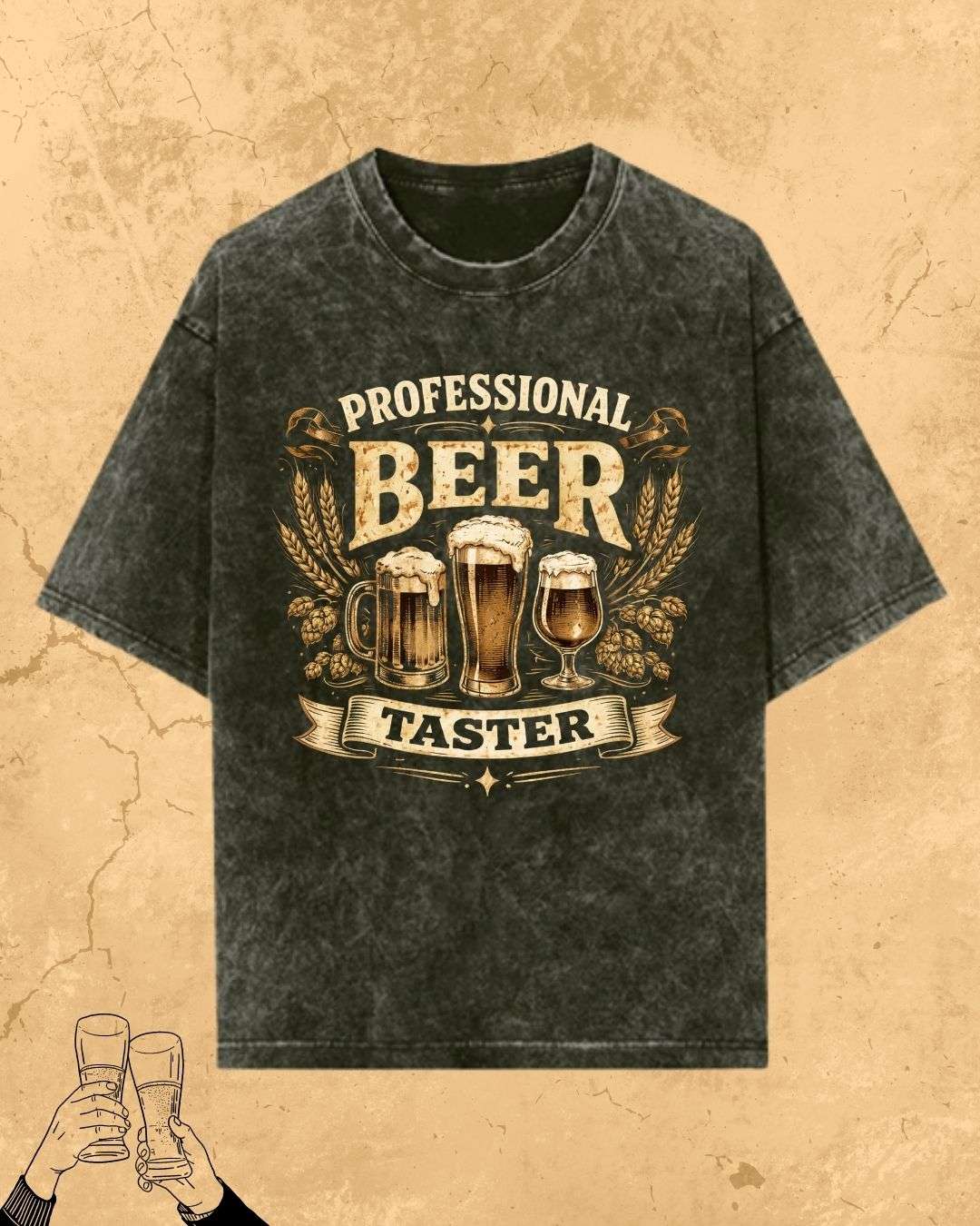 Beer Bond Statement Cotton T-Shirt Billien LLC 