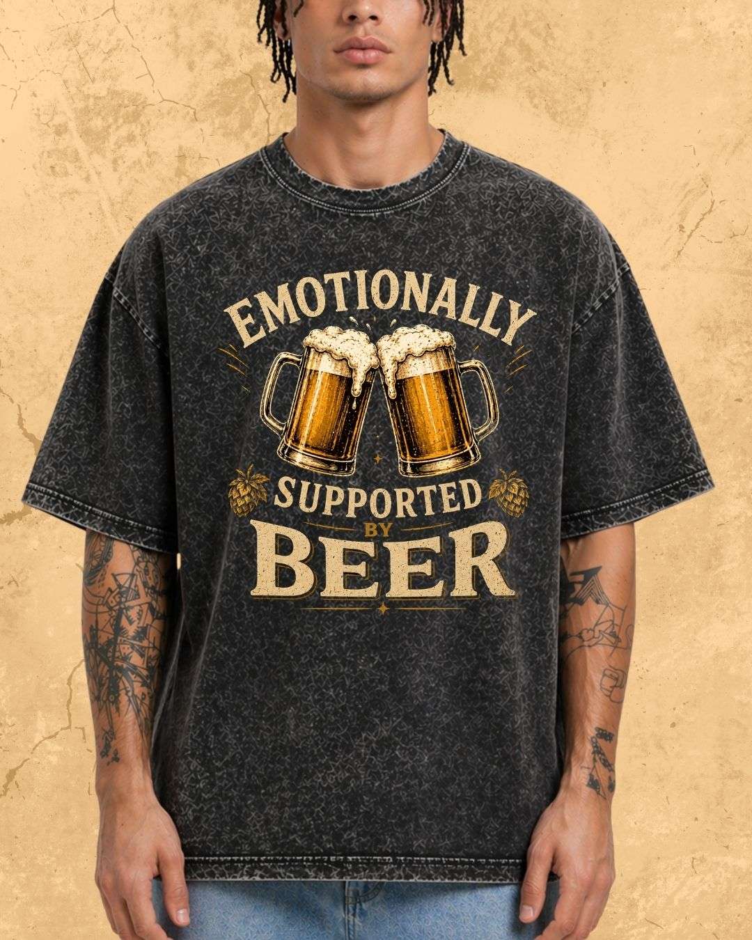 Beer Bond Statement Cotton T-Shirt Billien LLC 