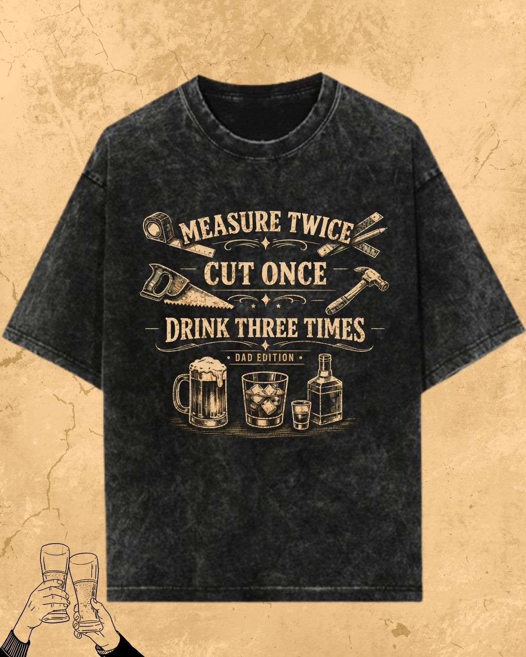 Beer Bond Statement Cotton T-Shirt Billien LLC 