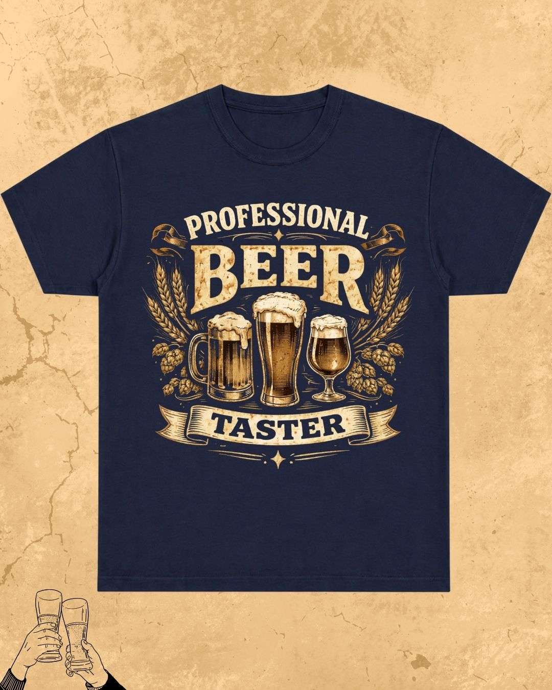 Beer Bond Statement Cotton T-Shirt Billien LLC 