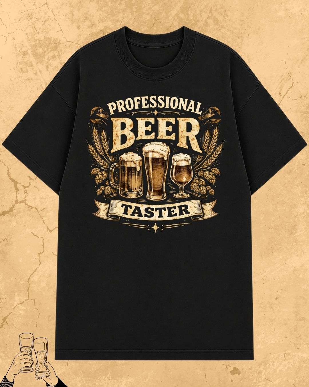 Beer Bond Statement Cotton T-Shirt Billien LLC 