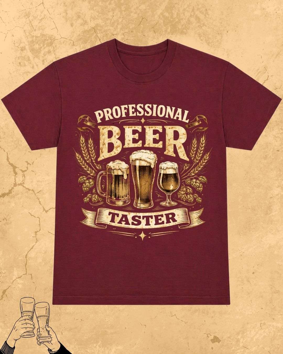 Beer Bond Statement Cotton T-Shirt Billien LLC 