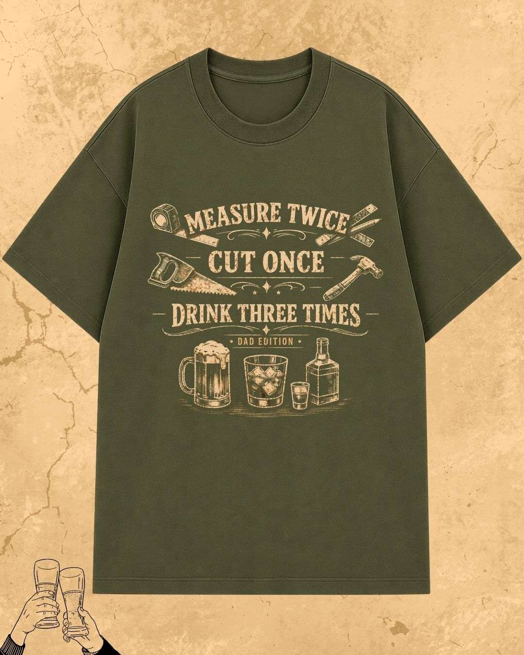 Beer Bond Statement Cotton T-Shirt Billien LLC 