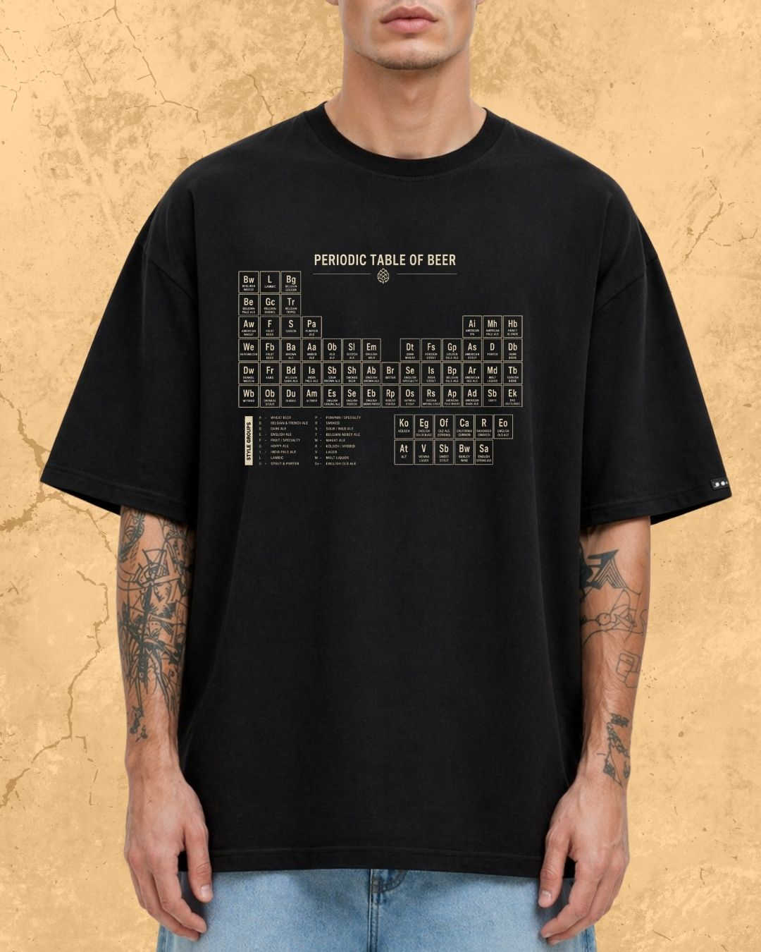 Beer Chemistry Pun Cotton Tshirt Swiftsoul 