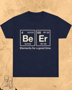 Beer Chemistry Pun Cotton Tshirt Swiftsoul 