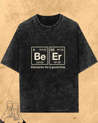 Beer Chemistry Pun Cotton Tshirt Swiftsoul 