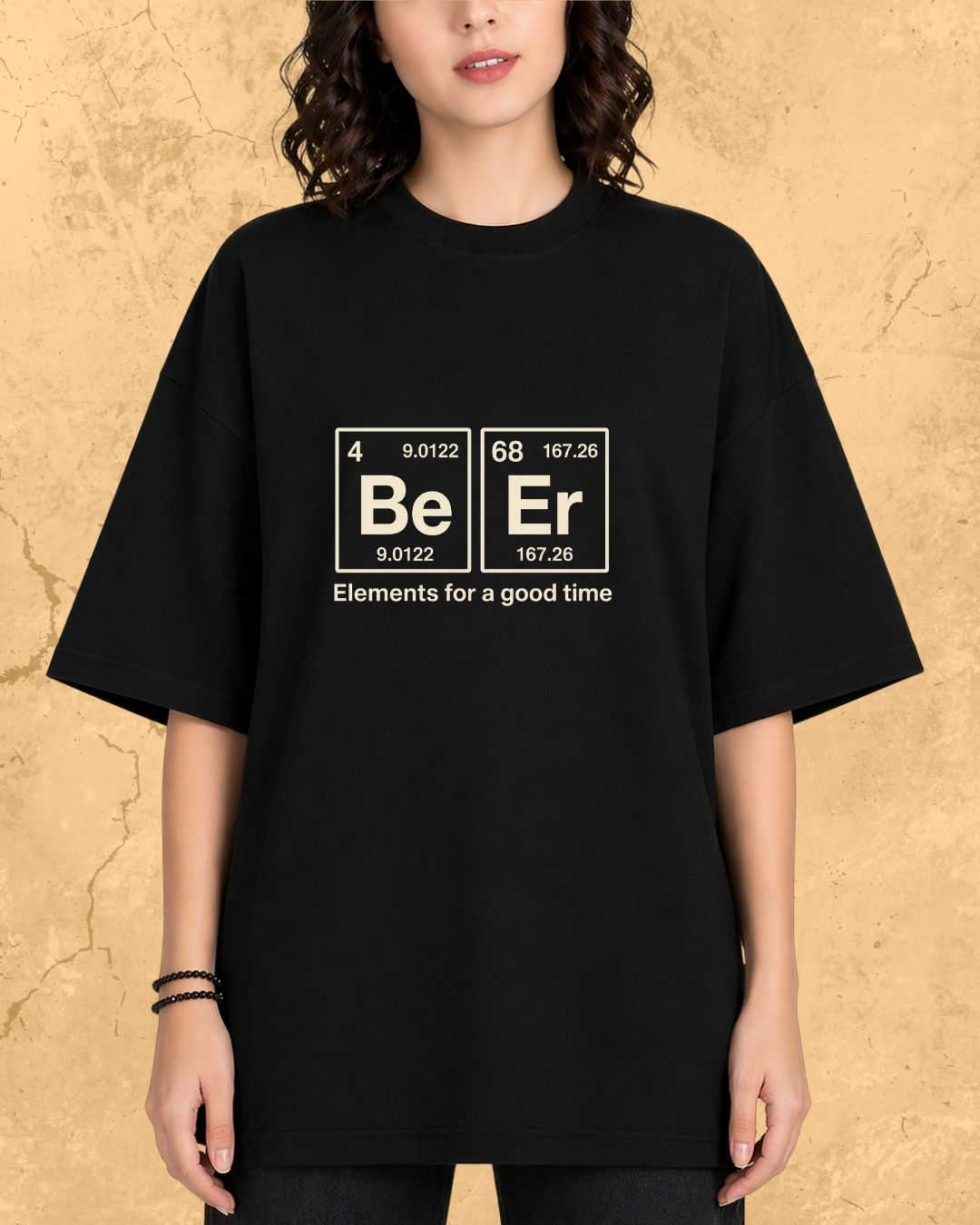 Beer Chemistry Pun Cotton Tshirt Swiftsoul 