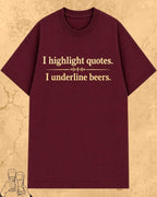 Beer Chemistry Pun Cotton Tshirt Swiftsoul 