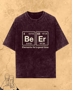 Beer Chemistry Pun Cotton Tshirt Swiftsoul 