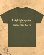 Beer Chemistry Pun Cotton Tshirt Swiftsoul 