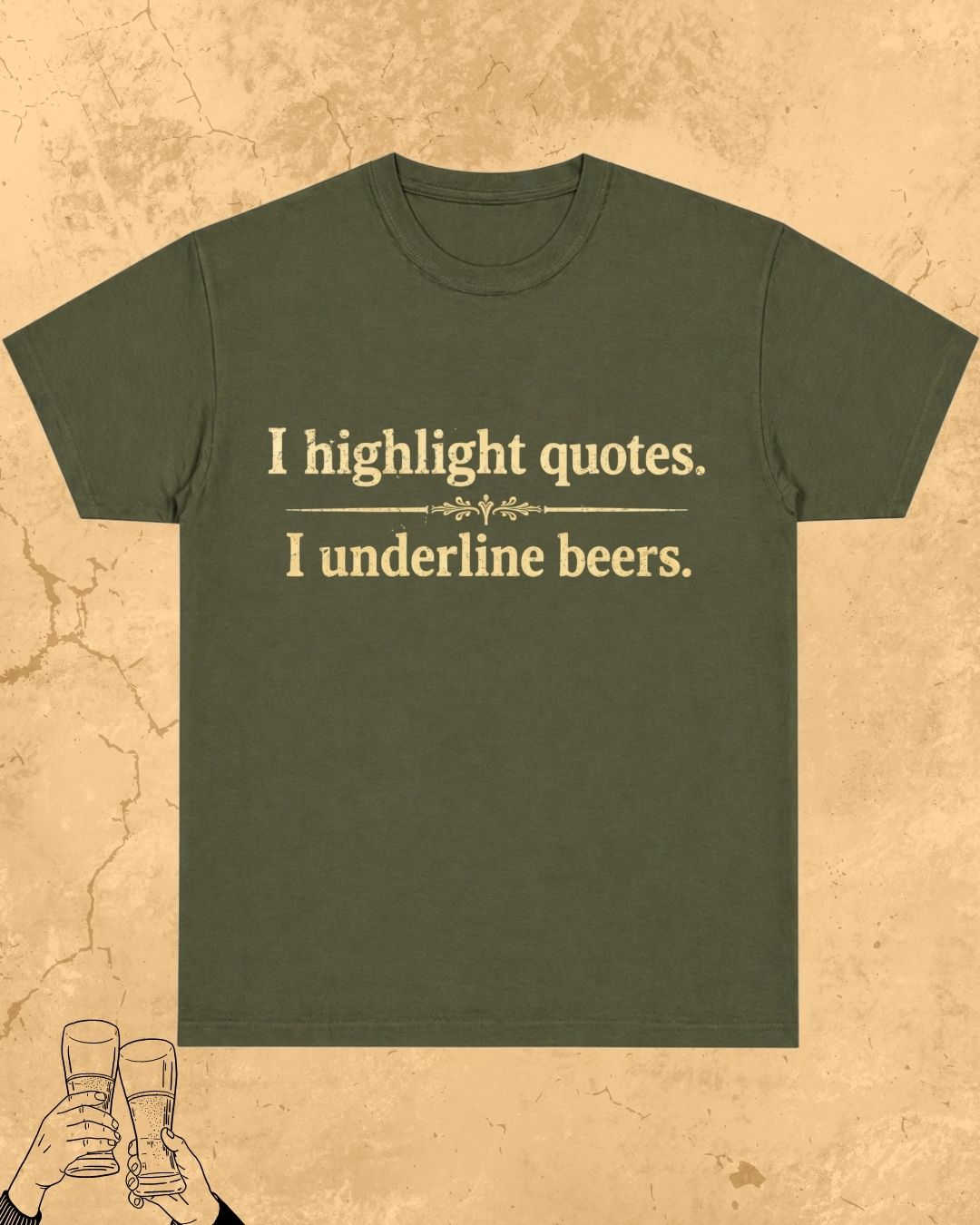 Beer Chemistry Pun Cotton Tshirt Swiftsoul 