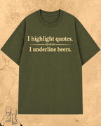 Beer Chemistry Pun Cotton Tshirt Swiftsoul 