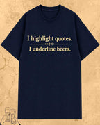 Beer Chemistry Pun Cotton Tshirt Swiftsoul 