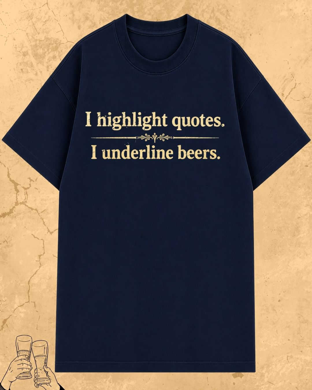 Beer Chemistry Pun Cotton Tshirt Swiftsoul 