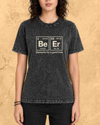 Beer Chemistry Pun Cotton Tshirt Swiftsoul 