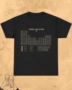 Beer Chemistry Pun Cotton Tshirt Swiftsoul 