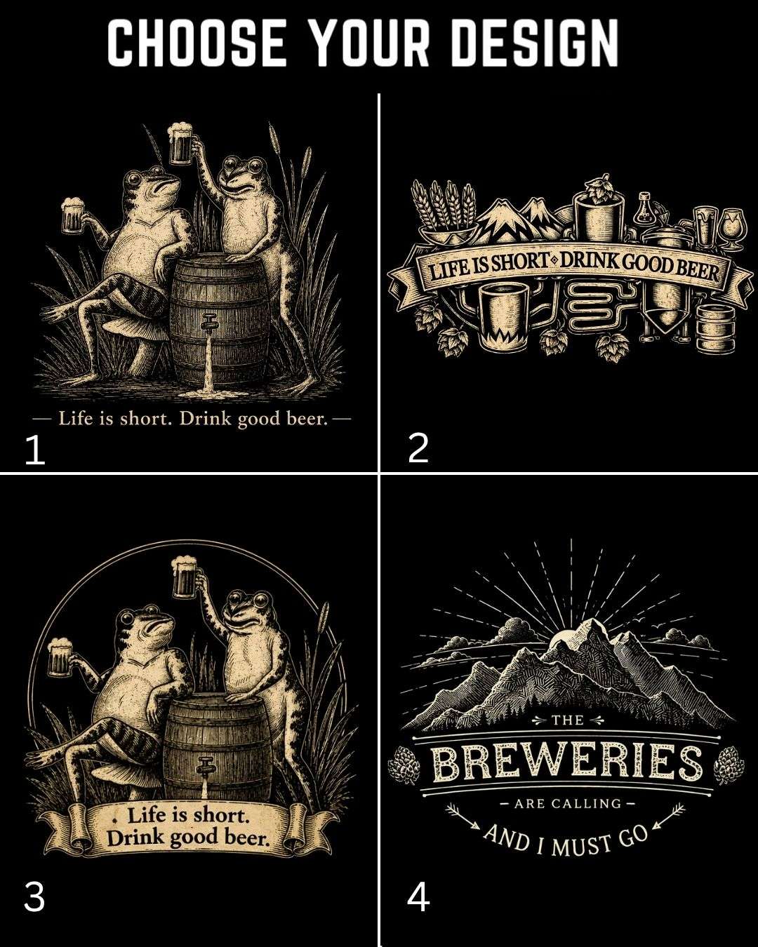 Beer Chill Cotton Tshirt Billien LLC 