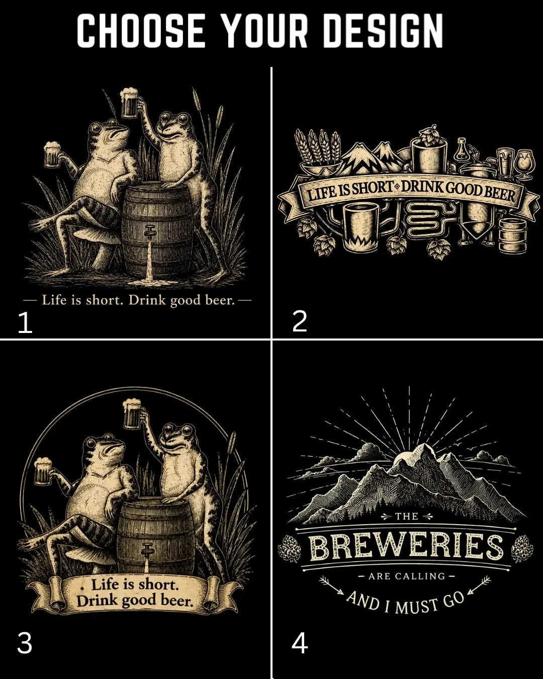 Beer Chill Cotton Tshirt Swiftsoul
