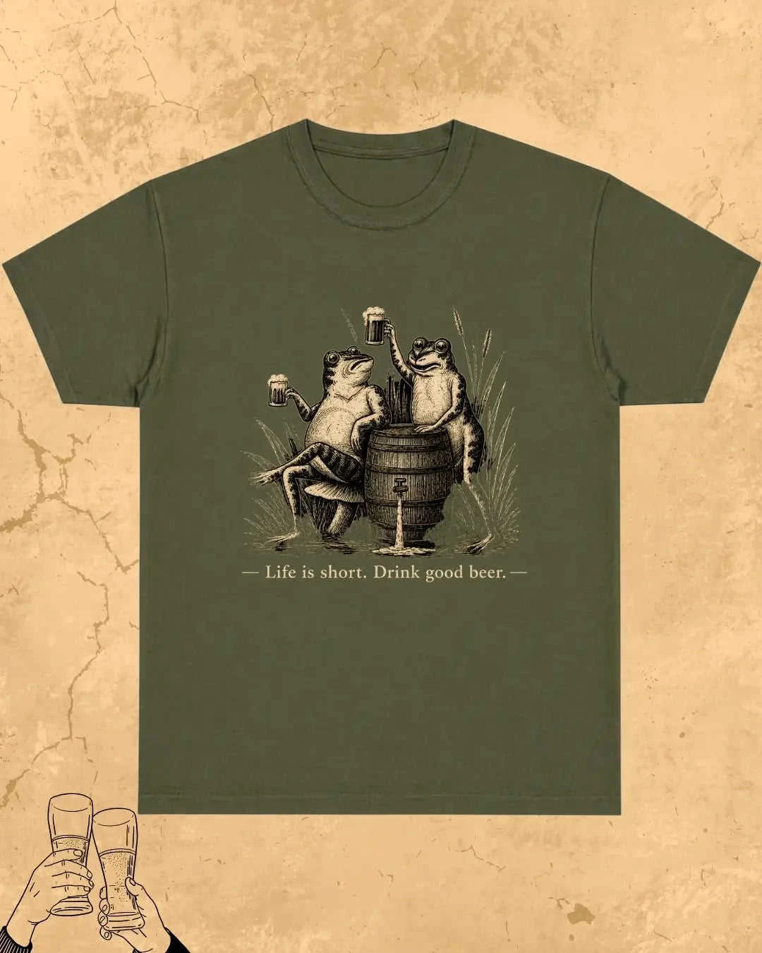 Beer Chill Cotton Tshirt Swiftsoul