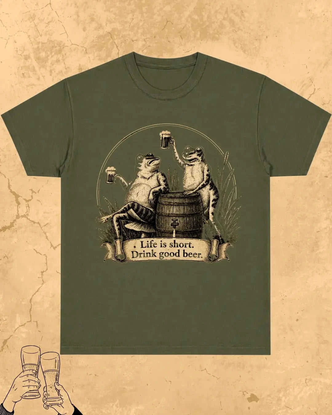 Beer Chill Cotton Tshirt Swiftsoul