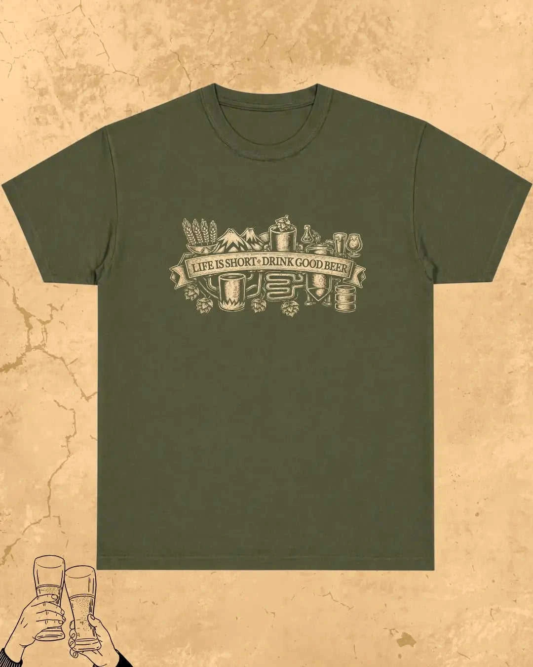 Beer Chill Cotton Tshirt Swiftsoul