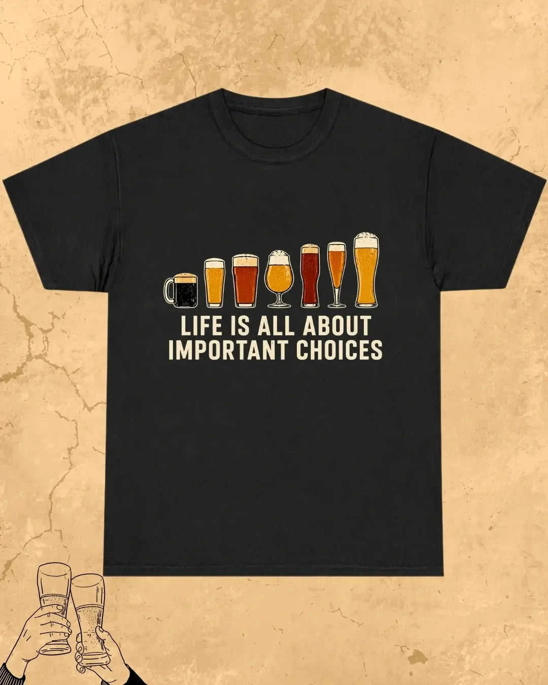 Beer Lovers Choice Cotton T-Shirt Swiftsoul