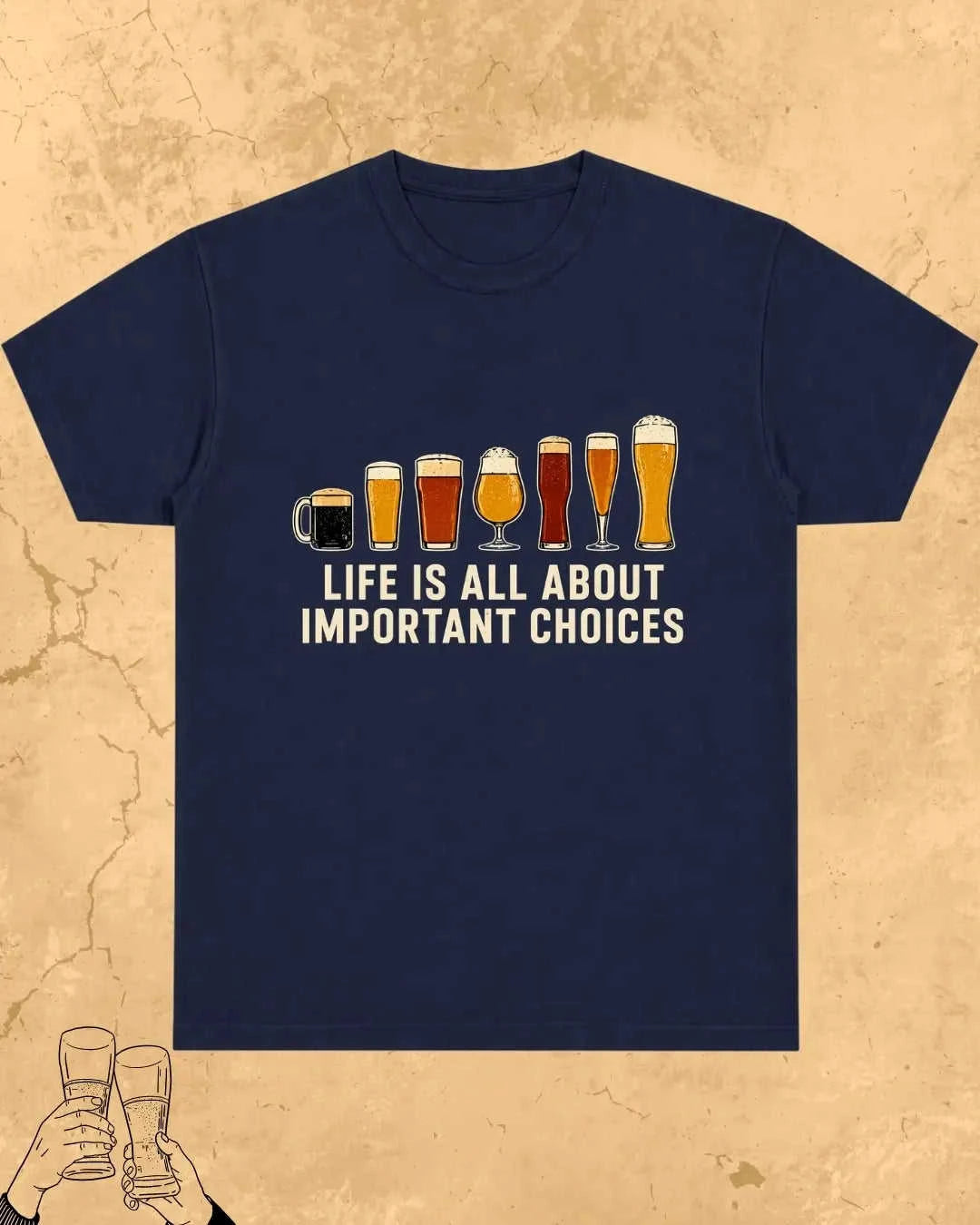 Beer Lovers Choice Cotton T-Shirt Swiftsoul