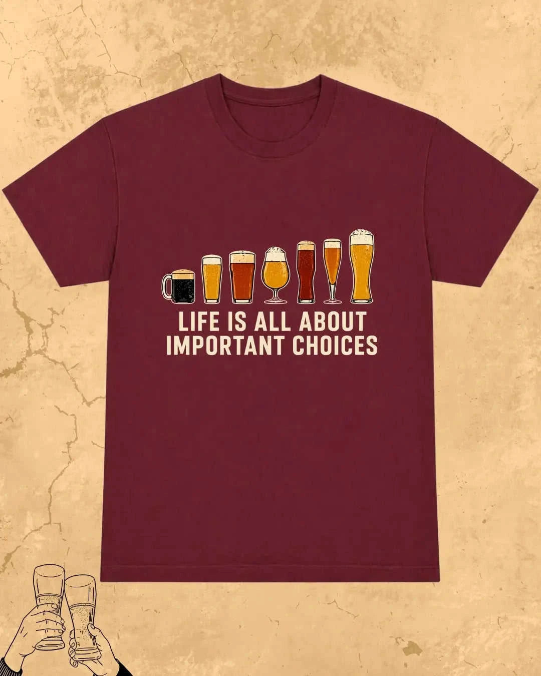 Beer Lovers Choice Cotton T-Shirt Swiftsoul