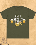 Beer Over Love Cotton Tshirt Billien LLC 