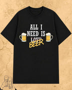 Beer Over Love Cotton Tshirt Billien LLC 