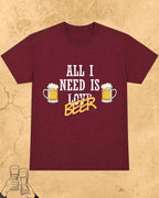 Beer Over Love Cotton Tshirt Billien LLC 