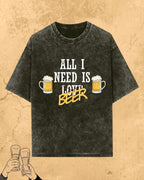 Beer Over Love Cotton Tshirt Billien LLC 