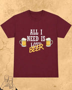 Beer Over Love Cotton Tshirt Swiftsoul