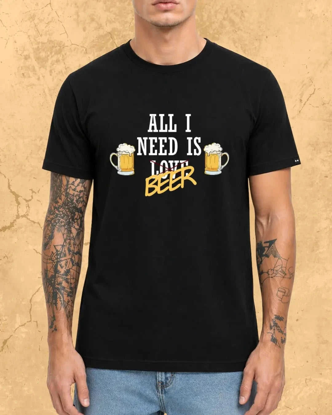 Beer Over Love Cotton Tshirt Swiftsoul
