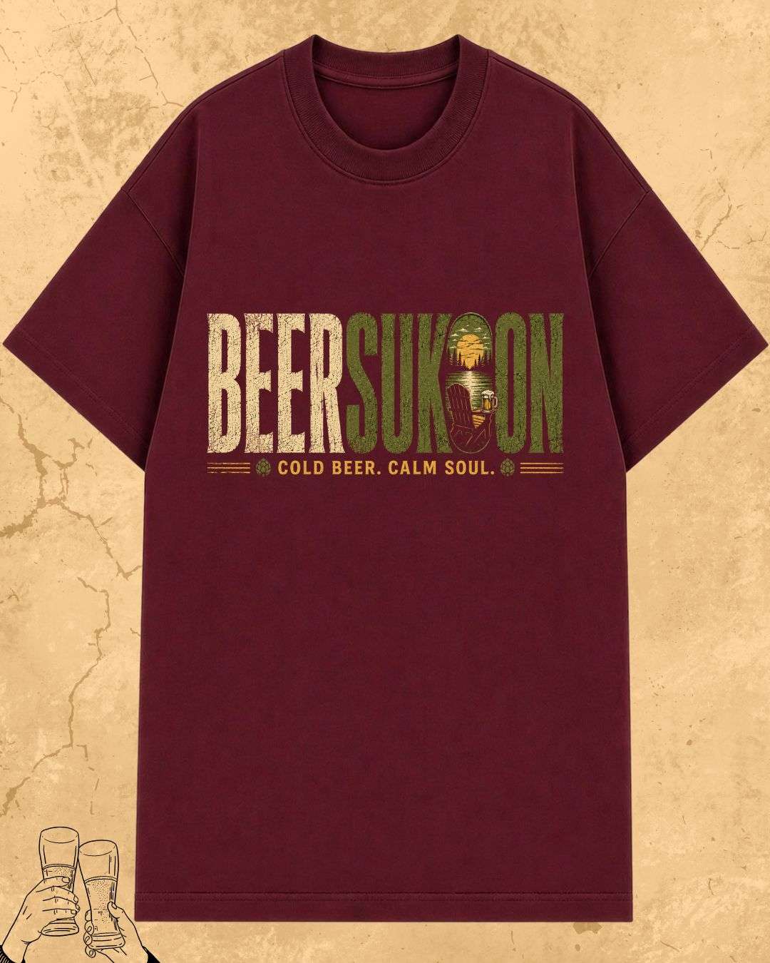 Beer Vibes Cotton Tshirt Billien LLC 