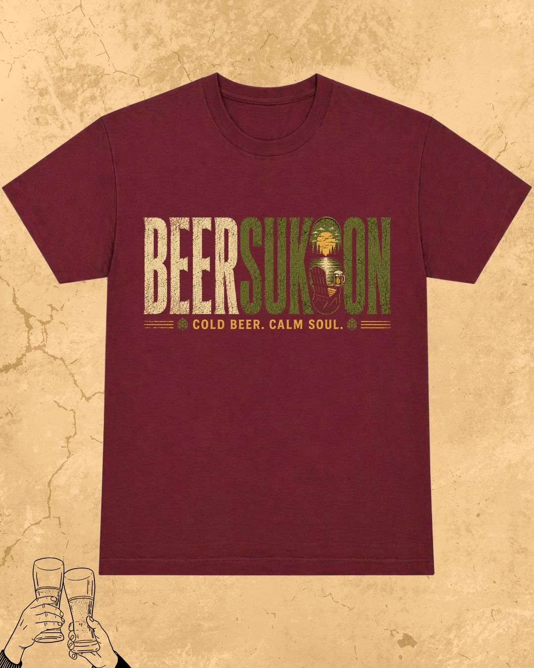 Beer Vibes Cotton Tshirt Swiftsoul 