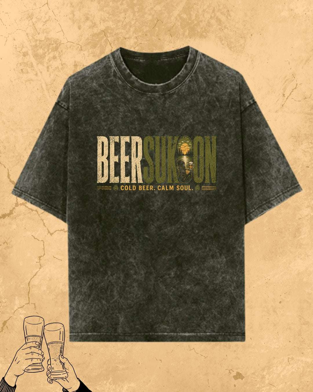 Beer Vibes Cotton Tshirt Swiftsoul 