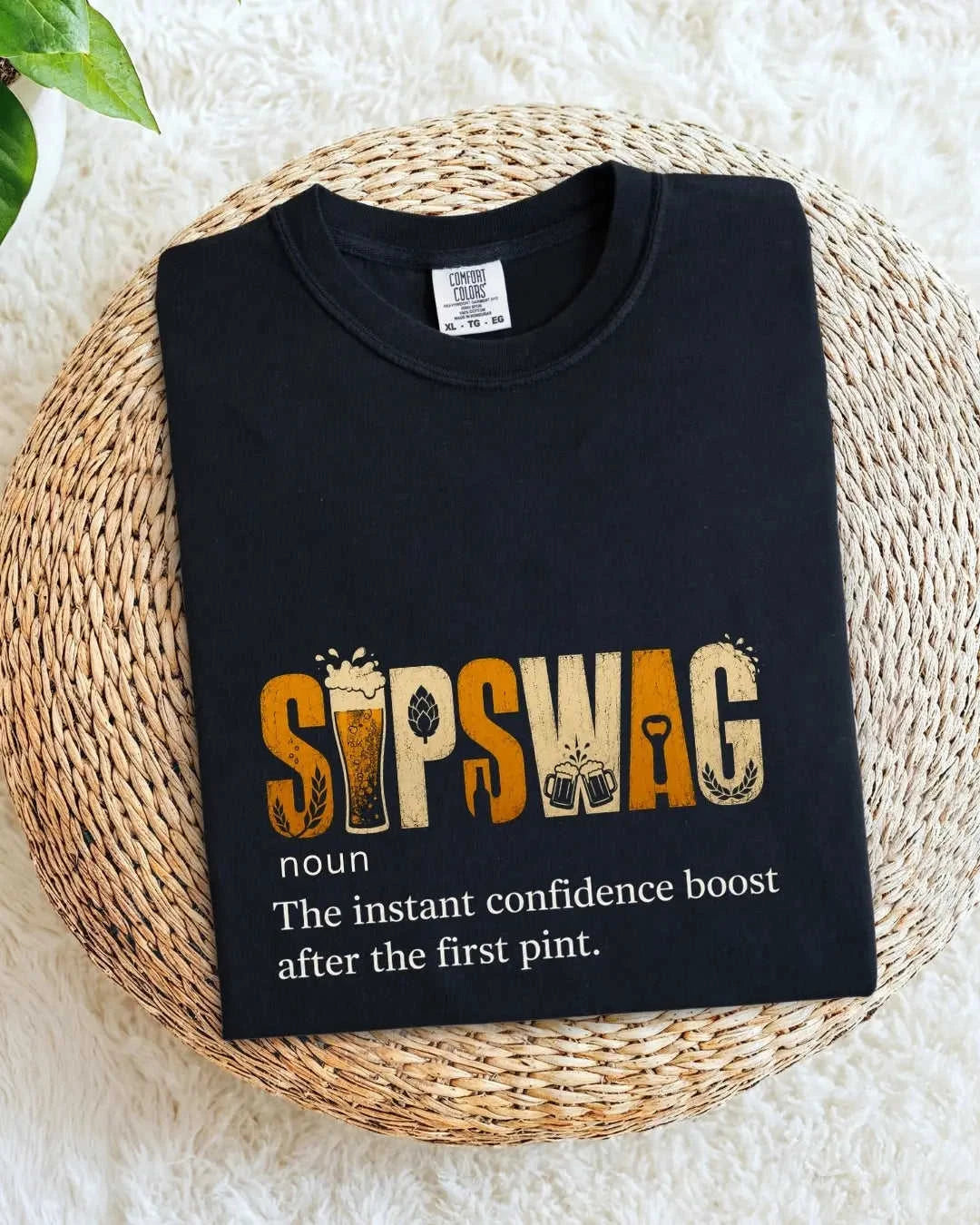 Beer Vibes Cotton Tshirt Swiftsoul