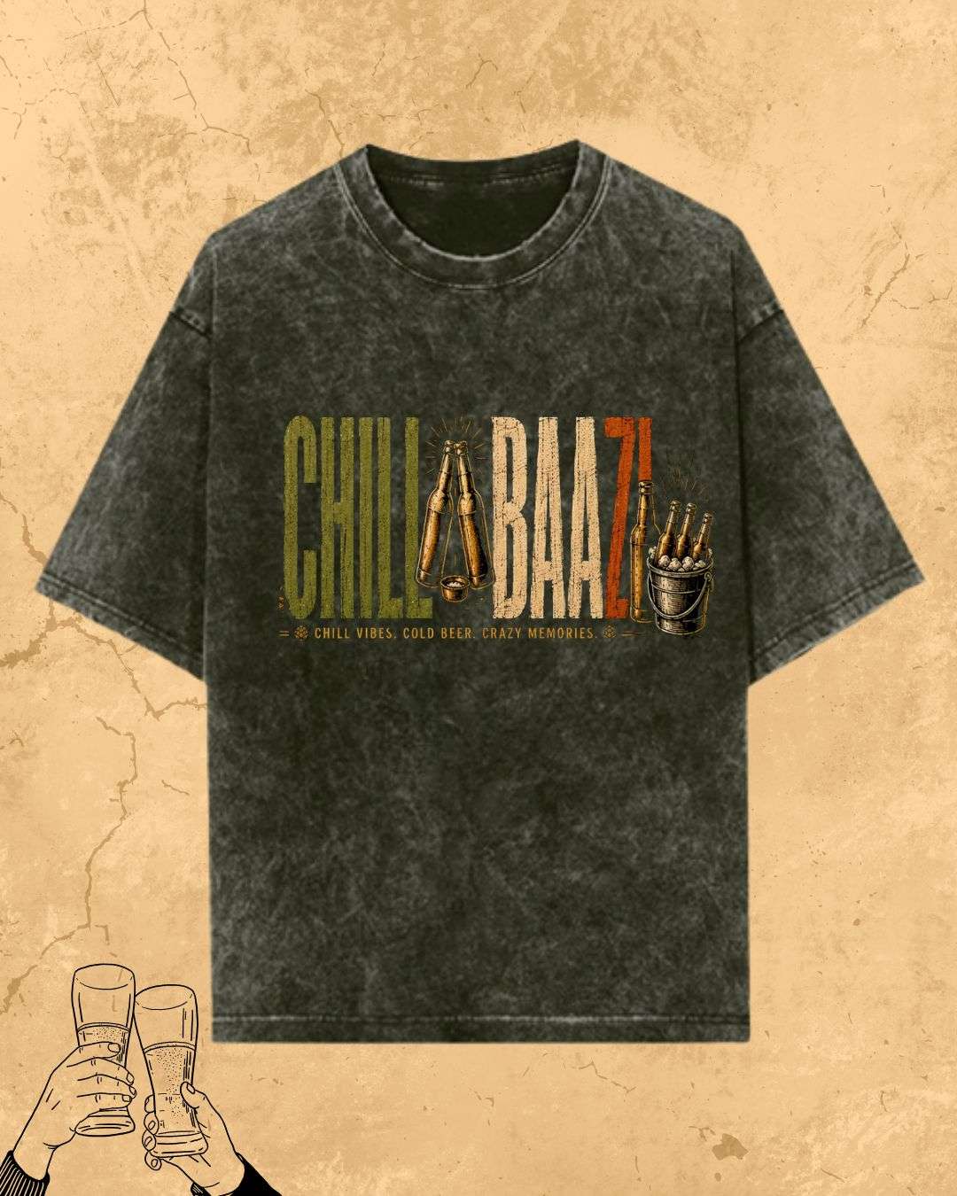 Beer Vibes Cotton Tshirt Swiftsoul 