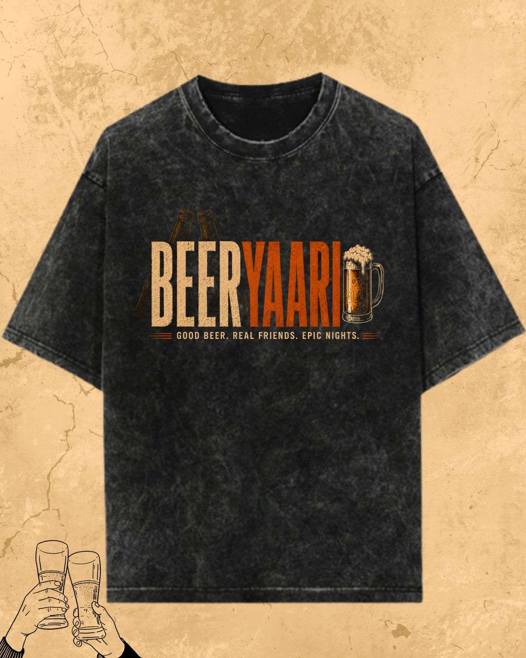 Beer Vibes Cotton Tshirt Swiftsoul 