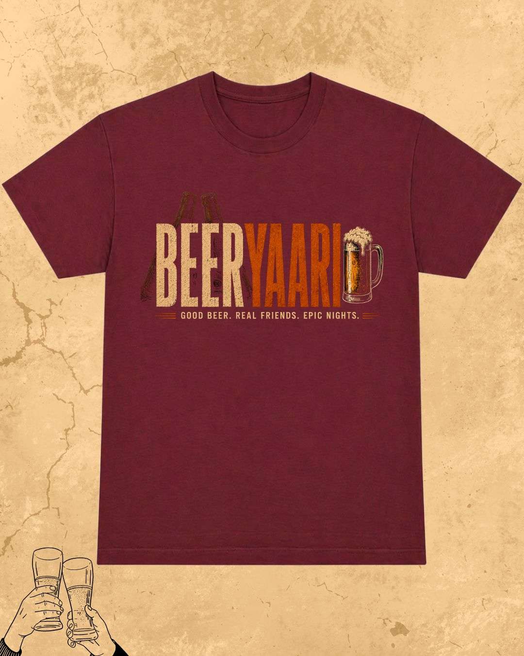 Beer Vibes Cotton Tshirt Swiftsoul 