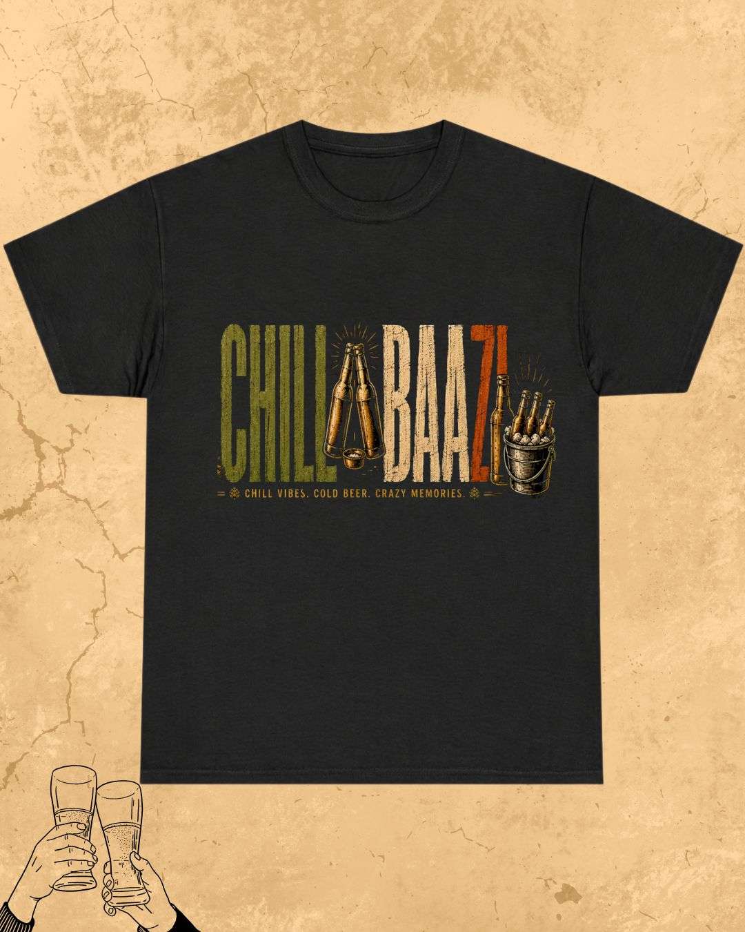Beer Vibes Cotton Tshirt Swiftsoul 