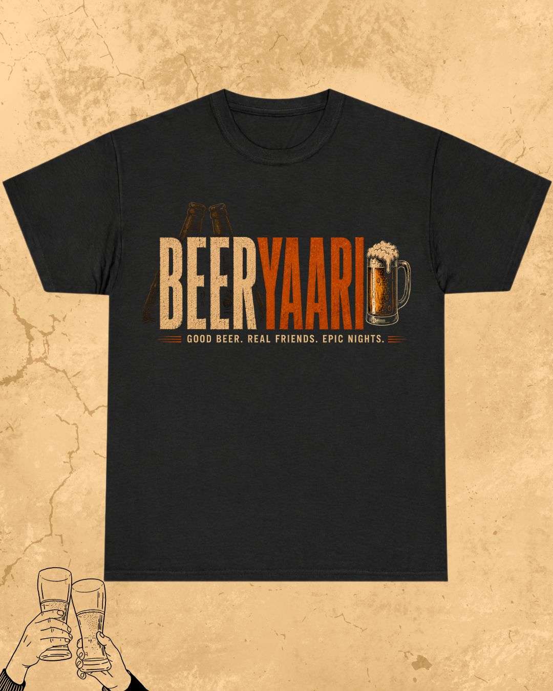 Beer Vibes Cotton Tshirt Swiftsoul 